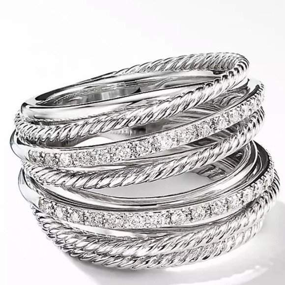 Jewelry - New 925 Silver Stackable Luxury Ring